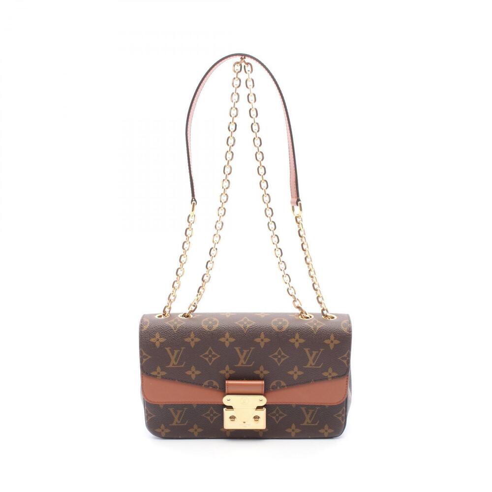 Louis Vuitton Marceau Monogram Caramel Tan Shoulder Bag Canvas Leather Brown